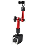 Mini Dial Stand – Compact Magnetic Base Dial Indicator Holder 50mm Height, Fine Adjustment Clamp | Steel Construction, Precision Machinist Compatible | UAE Small Parts Measuring Station Essential